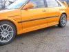 Honda Civic (1992 - 1995)<br>HONDA CIVIC  SEDAN - spoilery progowe / side skirts - HCS-92S-01