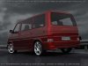 Volkswagen Transporter (1996 - 2003)<br>VW TRANSPORTER T4 - tylny zderzak / rear bumper - 55J1