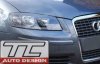 Audi A3/S3 (2003 - 2008)<br>AUDI A3 typ 8P  - brewki na reflektory, front lens cover, scheinwerfenblende