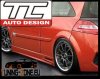 Renault Megane (2002 - 2005)<br>Renault MEGANE HB Phase II - spoilery progowe / side skirts - TC-MEG.II-S-01