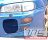 Subaru Impreza (1997 - 2001)<br>Subaru IMPREZA STI - za?lepka halogenów / front fog cover - TC-BK-01
