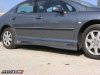 Peugeot 407 (2004>)<br>PEUGEOT 407 - spoilery progowe / side skirts - P407-S-01