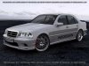 Mercedes C-klasa (1993 - 2001)<br>Mercedes C-Klasa W202  - spoilery progowe / side skirts - 54H1