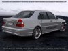 Mercedes C-klasa (1993 - 2001)<br>Mercedes C-Klasa W202 Sedan  - tylny zderzak / rear bumper - 54J1S