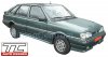 Polonez Caro (1991 - 1998)<br>FSO POLONEZ CARO / PRIMA - komplet szerokich listw na drzwi i b?otniki. ORICARI - Look