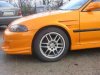 Honda Civic (1992 - 1995)<br>HONDA CIVIC  SEDAN - przednie błotniki z wlotami / front fenders witch air - HCS-92FF-01 (2 elementy