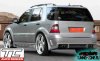 Mercedes M-klasa (1997 - 2005)<br>Mercedes ML W163  - zderzak tylny / rear bumper - TC-BM-MEML-03