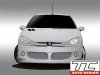 Peugeot 206 (1998 - 2007)<br>PEUGEOT 206 - przedni zderzak / front bumper  - PE20610