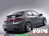 Honda Civic (2006>)<br>HONDA CIVIC  po 2006r  - tylny zderzak / rear bumper- RADIKAL