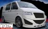 Volkswagen Transporter (2003 - 2009)<br>VW TRANSPORTER T5 - przedni zderzak z dokładką AGRESSION / front bumper incl. spoiler