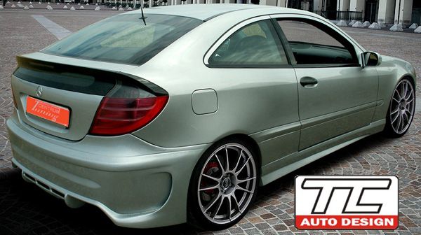 Mercedes C-klasa (2001 - 2007), Mercedes W203 SPORT COUPE C180 - BODY KIT  (5 cz?sci) / (5 pcs)- MEC180K-TC - Tuning w , spojlery